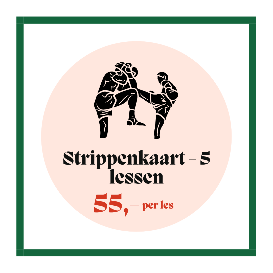 Strippenkaart 5 lessen (€55 per les) – outdoor