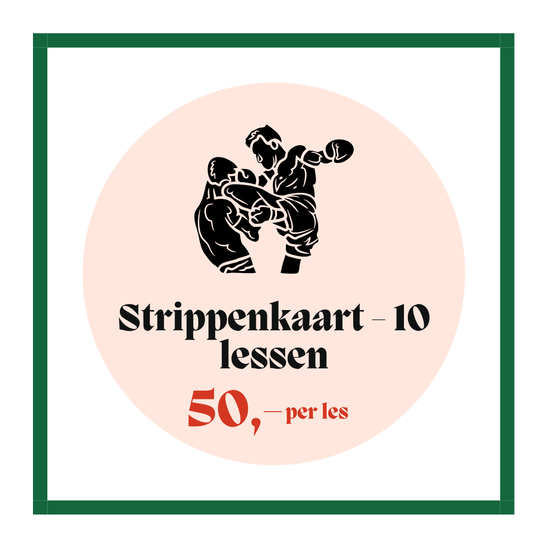 Strippenkaart 10 lessen (€50 per les)- Outdoor