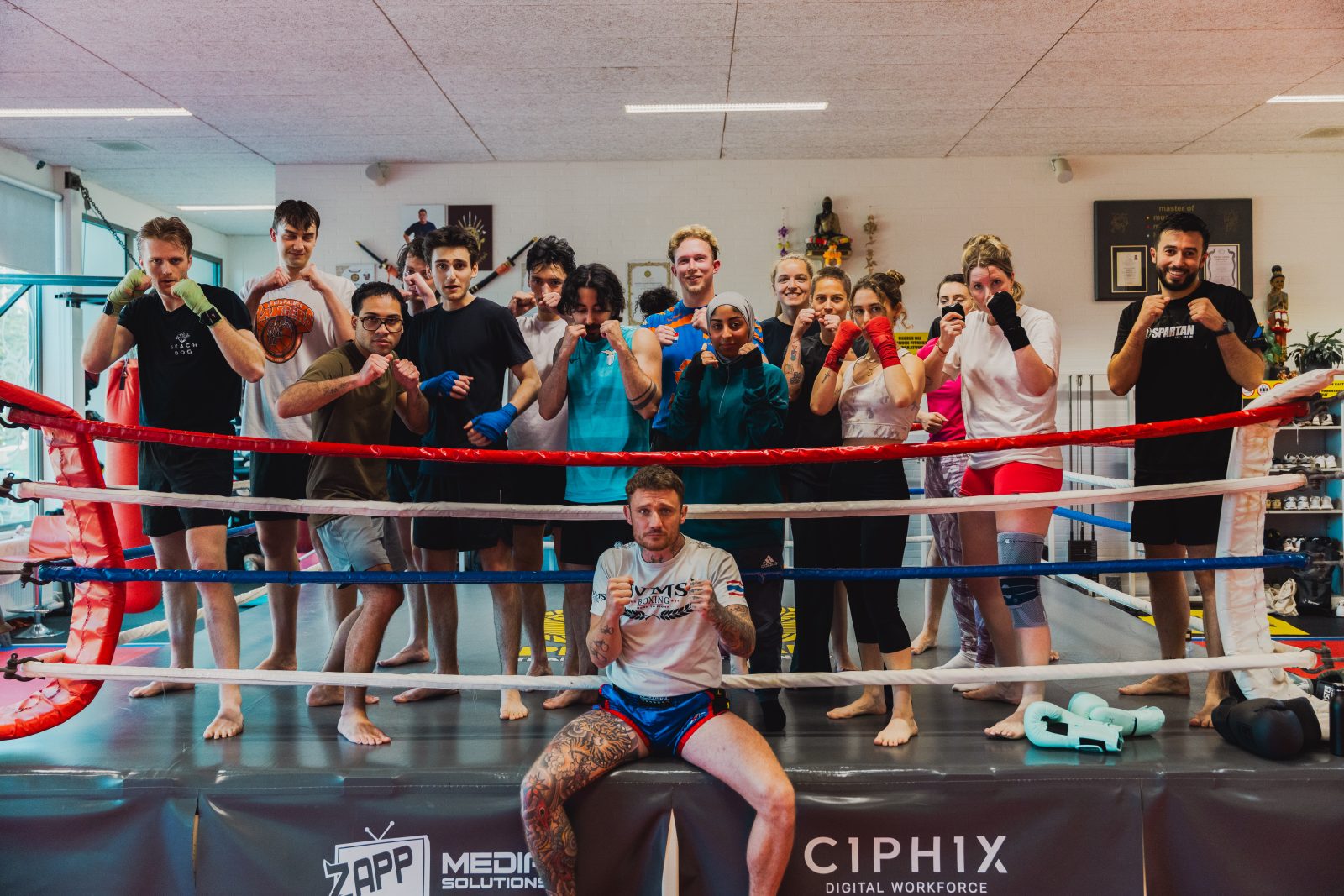 teambuilding muay thai teamuitje